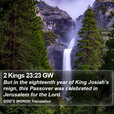 2 Kings 23:23 GW Bible Verse Image