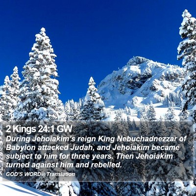 2 Kings 24:1 GW Bible Verse Image