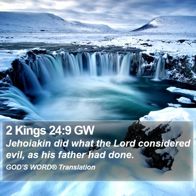 2 Kings 24:9 GW Bible Verse Image