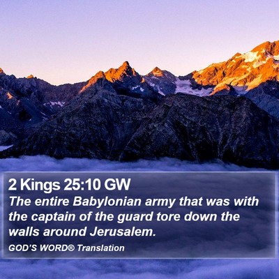 2 Kings 25:10 GW Bible Verse Image