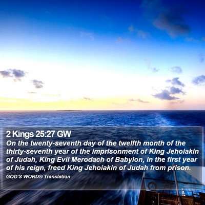 2 Kings 25:27 GW Bible Verse Image