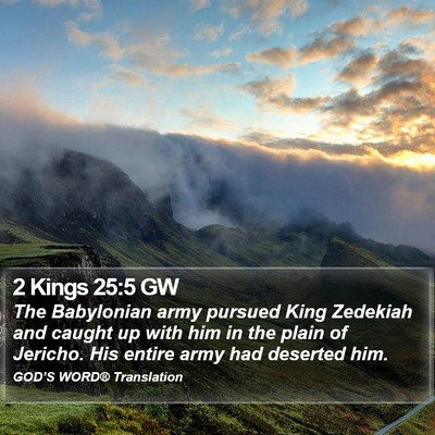 2 Kings 25:5 GW Bible Verse Image