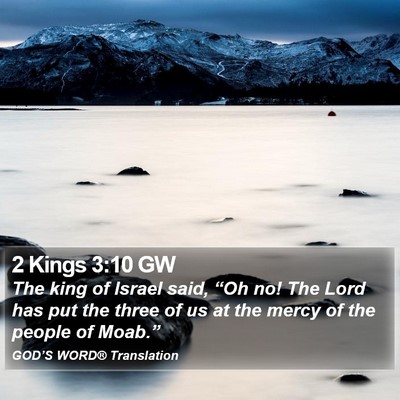 2 Kings 3:10 GW Bible Verse Image