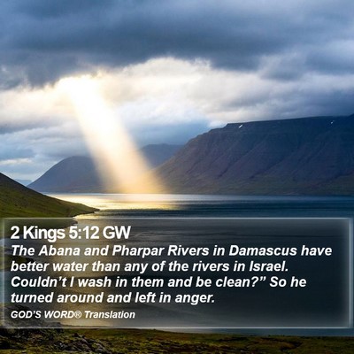 2 Kings 5:12 GW Bible Verse Image