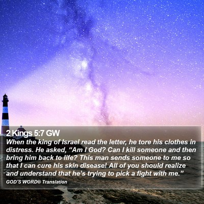 2 Kings 5:7 GW Bible Verse Image