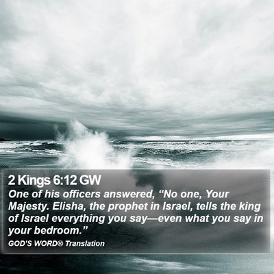 2 Kings 6:12 GW Bible Verse Image