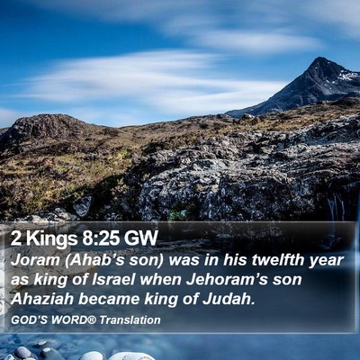 2 Kings 8:25 GW Bible Verse Image