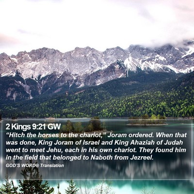 2 Kings 9:21 GW Bible Verse Image