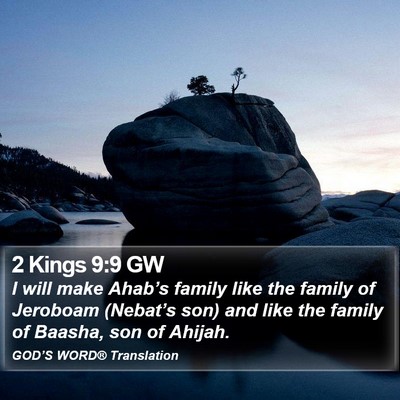2 Kings 9:9 GW Bible Verse Image