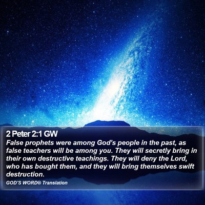2 Peter 2:1 GW Bible Verse Image