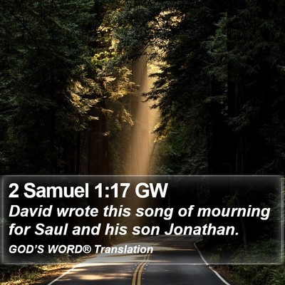 2 Samuel 1:17 GW Bible Verse Image
