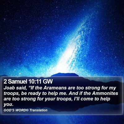 2 Samuel 10:11 GW Bible Verse Image