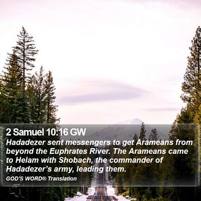 2 Samuel 10:16 GW Bible Verse Image