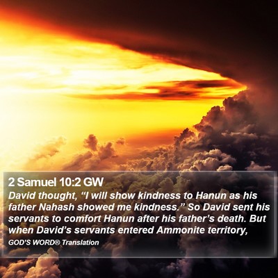 2 Samuel 10:2 GW Bible Verse Image