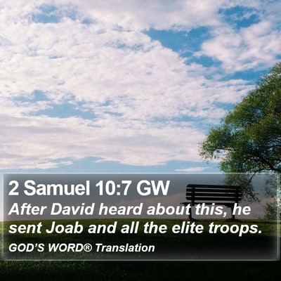 2 Samuel 10:7 GW Bible Verse Image