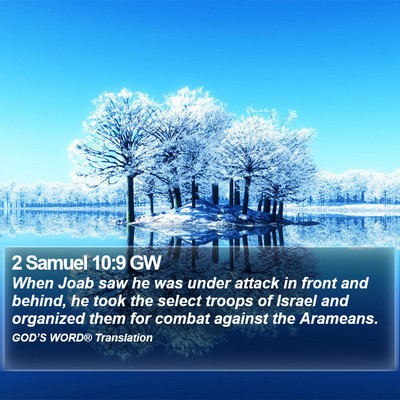 2 Samuel 10:9 GW Bible Verse Image