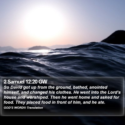 2 Samuel 12:20 GW Bible Verse Image