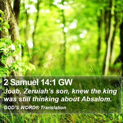 2 Samuel 14:1 GW Bible Verse Image