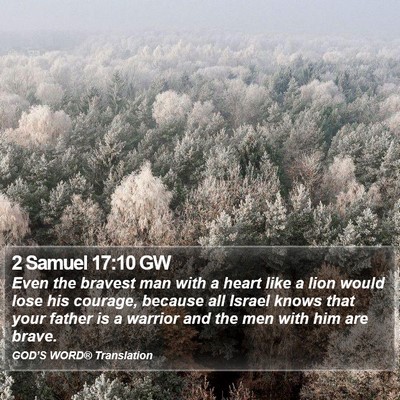 2 Samuel 17:10 GW Bible Verse Image