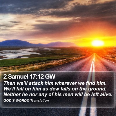 2 Samuel 17:12 GW Bible Verse Image
