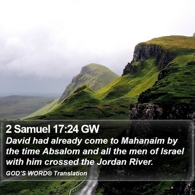 2 Samuel 17:24 GW Bible Verse Image