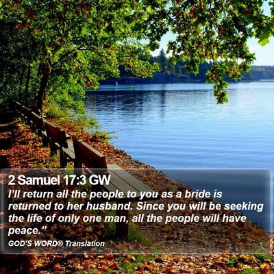 2 Samuel 17:3 GW Bible Verse Image