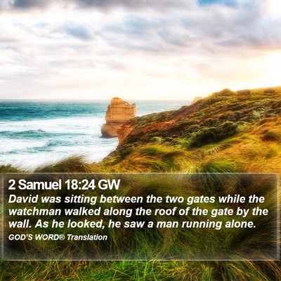2 Samuel 18:24 GW Bible Verse Image