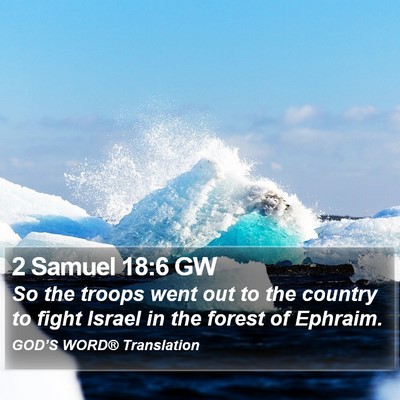 2 Samuel 18:6 GW Bible Verse Image