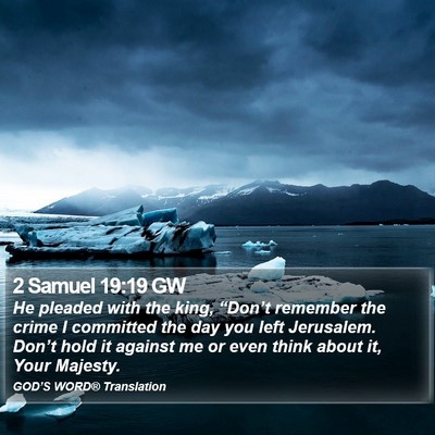 2 Samuel 19:19 GW Bible Verse Image