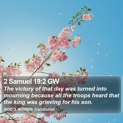 2 Samuel 19:2 GW Bible Verse Image