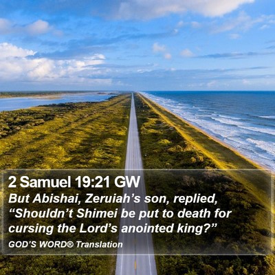 2 Samuel 19:21 GW Bible Verse Image