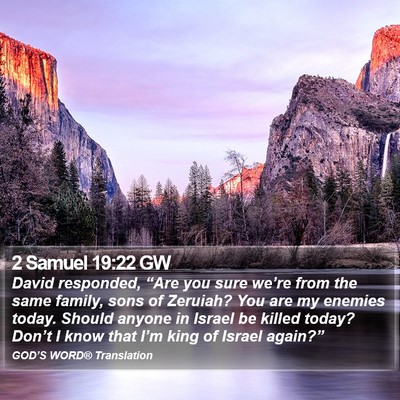 2 Samuel 19:22 GW Bible Verse Image
