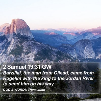 2 Samuel 19:31 GW Bible Verse Image