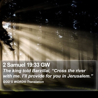 2 Samuel 19:33 GW Bible Verse Image