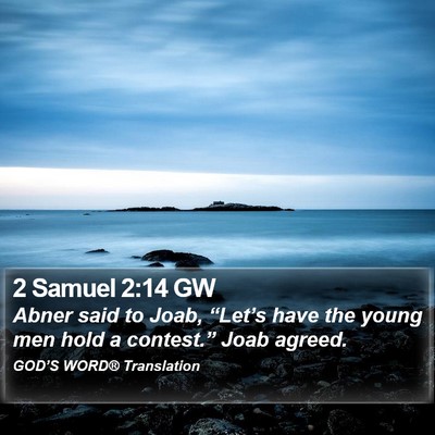 2 Samuel 2:14 GW Bible Verse Image