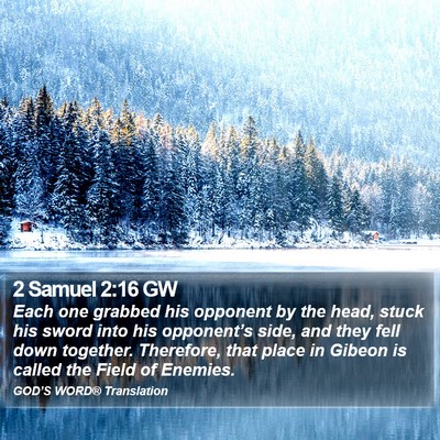 2 Samuel 2:16 GW Bible Verse Image