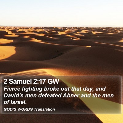 2 Samuel 2:17 GW Bible Verse Image