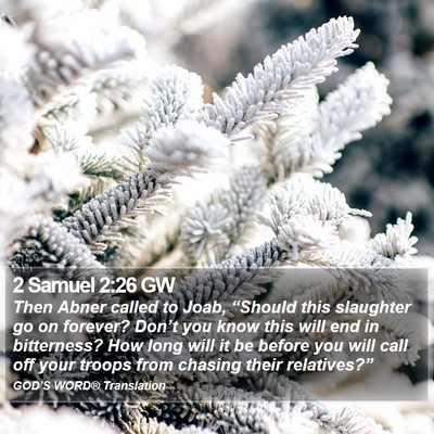 2 Samuel 2:26 GW Bible Verse Image