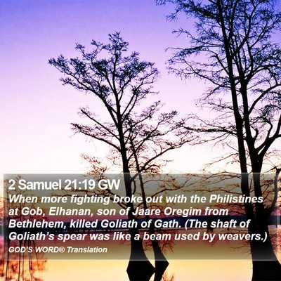 2 Samuel 21:19 GW Bible Verse Image
