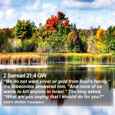 2 Samuel 21:4 GW Bible Verse Image