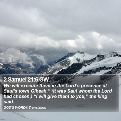 2 Samuel 21:6 GW Bible Verse Image