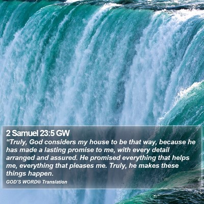 2 Samuel 23:5 GW Bible Verse Image