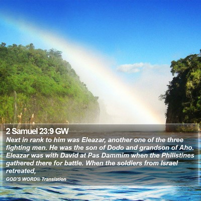 2 Samuel 23:9 GW Bible Verse Image