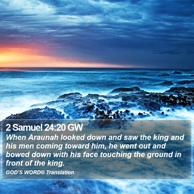 2 Samuel 24:20 GW Bible Verse Image