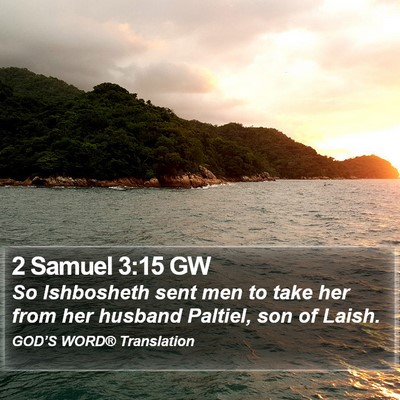 2 Samuel 3:15 GW Bible Verse Image