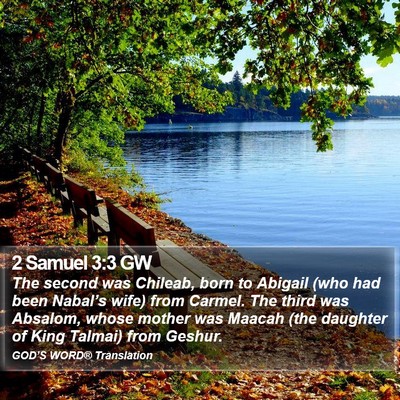 2 Samuel 3:3 GW Bible Verse Image