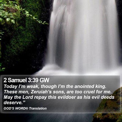 2 Samuel 3:39 GW Bible Verse Image