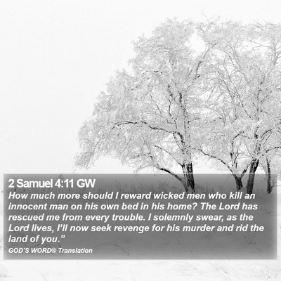 2 Samuel 4:11 GW Bible Verse Image