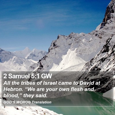 2 Samuel 5:1 GW Bible Verse Image
