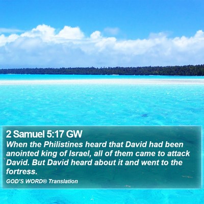 2 Samuel 5:17 GW Bible Verse Image